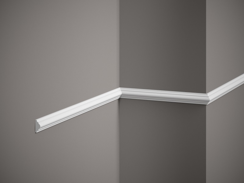 MD003 Cornice White 2,2x1x200 in Polyforce polistrutturato- Prezzo al pezzo