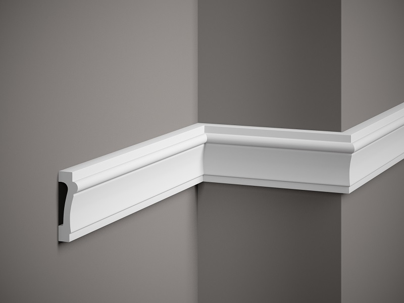 MD007 Cornice White 7,3x2,3x200 in Polyforce polistrutturato- Prezzo al pezzo