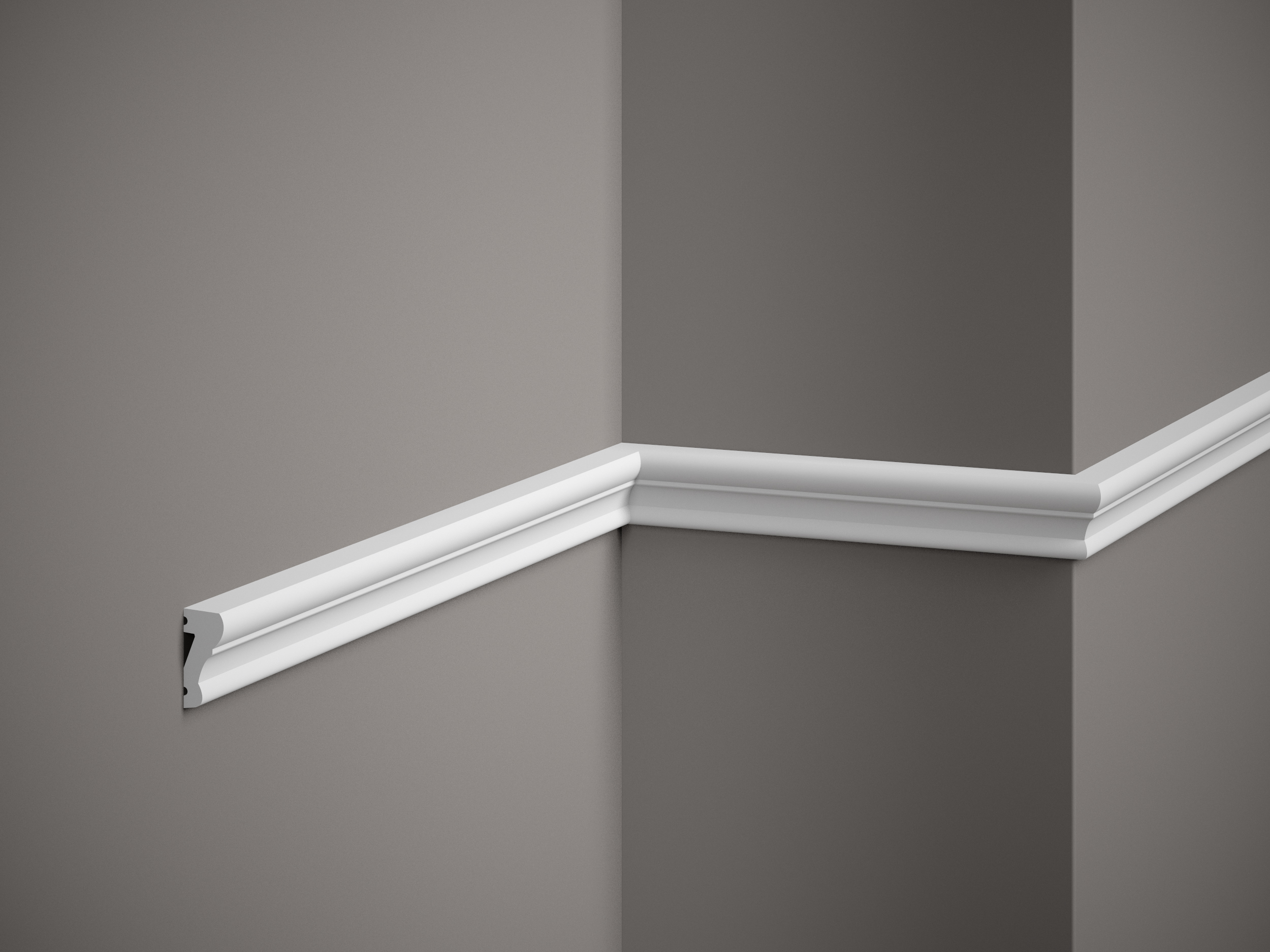 MD318 Cornice White 3,3x1,5x200 in Polyforce polistrutturato- Prezzo al pezzo