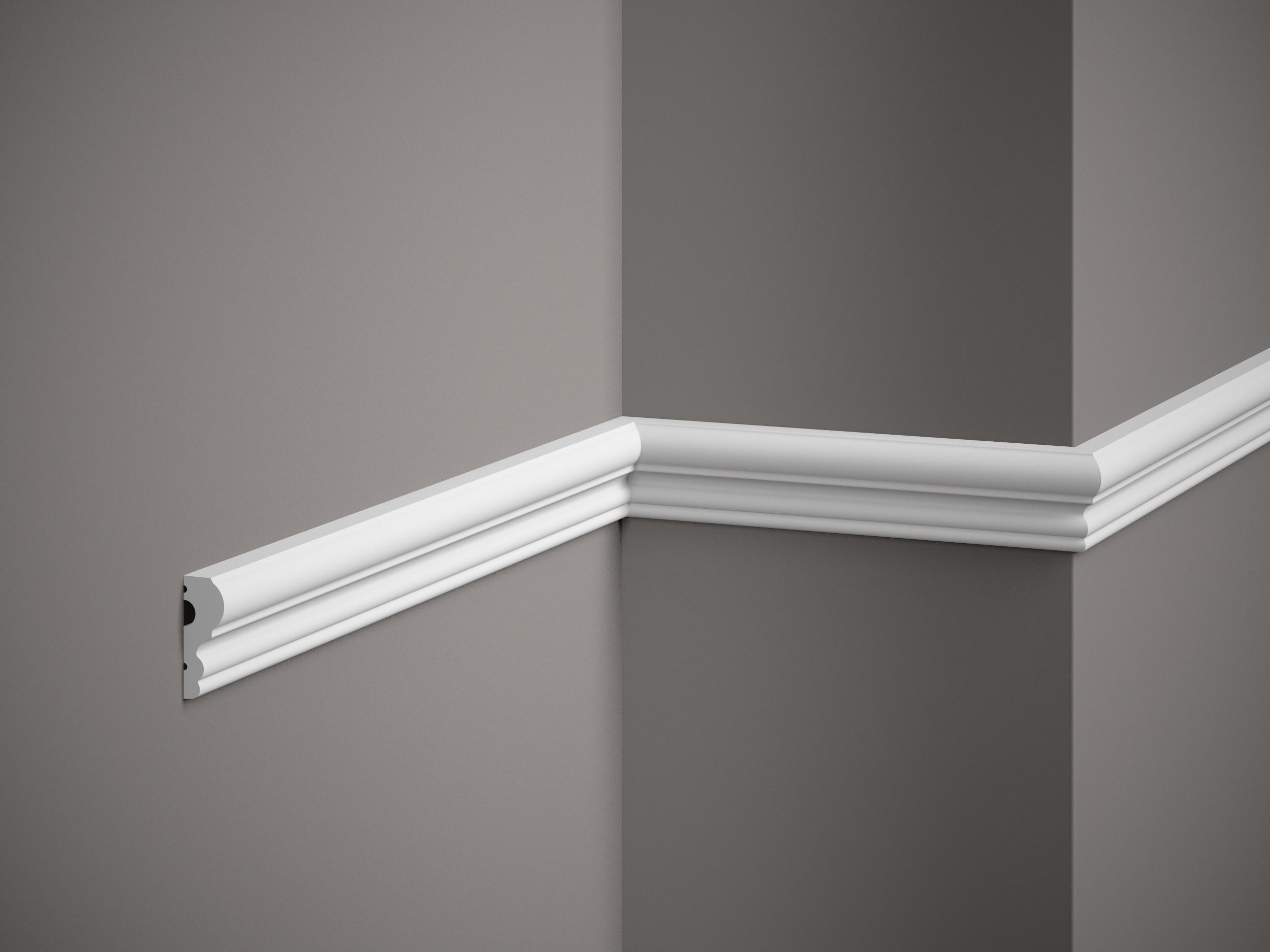 MD325 Cornice White 4,1x1,5x200 in Polyforce polistrutturato- Prezzo al pezzo