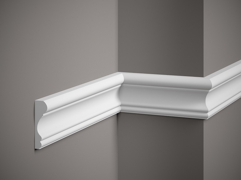 MDD311 Cornice White 8,5x2,5x200 in Polyfoam poliuretano- Prezzo al pezzo