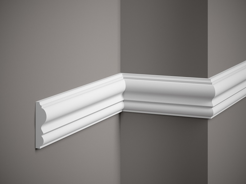 Cornice White 8x2,1x200 In Polyfoam Poliuretano- Prezzo Al Pezzo MDD338