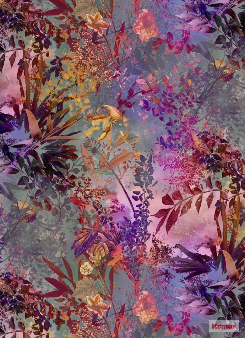 4-211  Wild Garden - Fotomurale Komar Imagine Ed.5- Collezione Colours - Misura Cm.184x254 H.