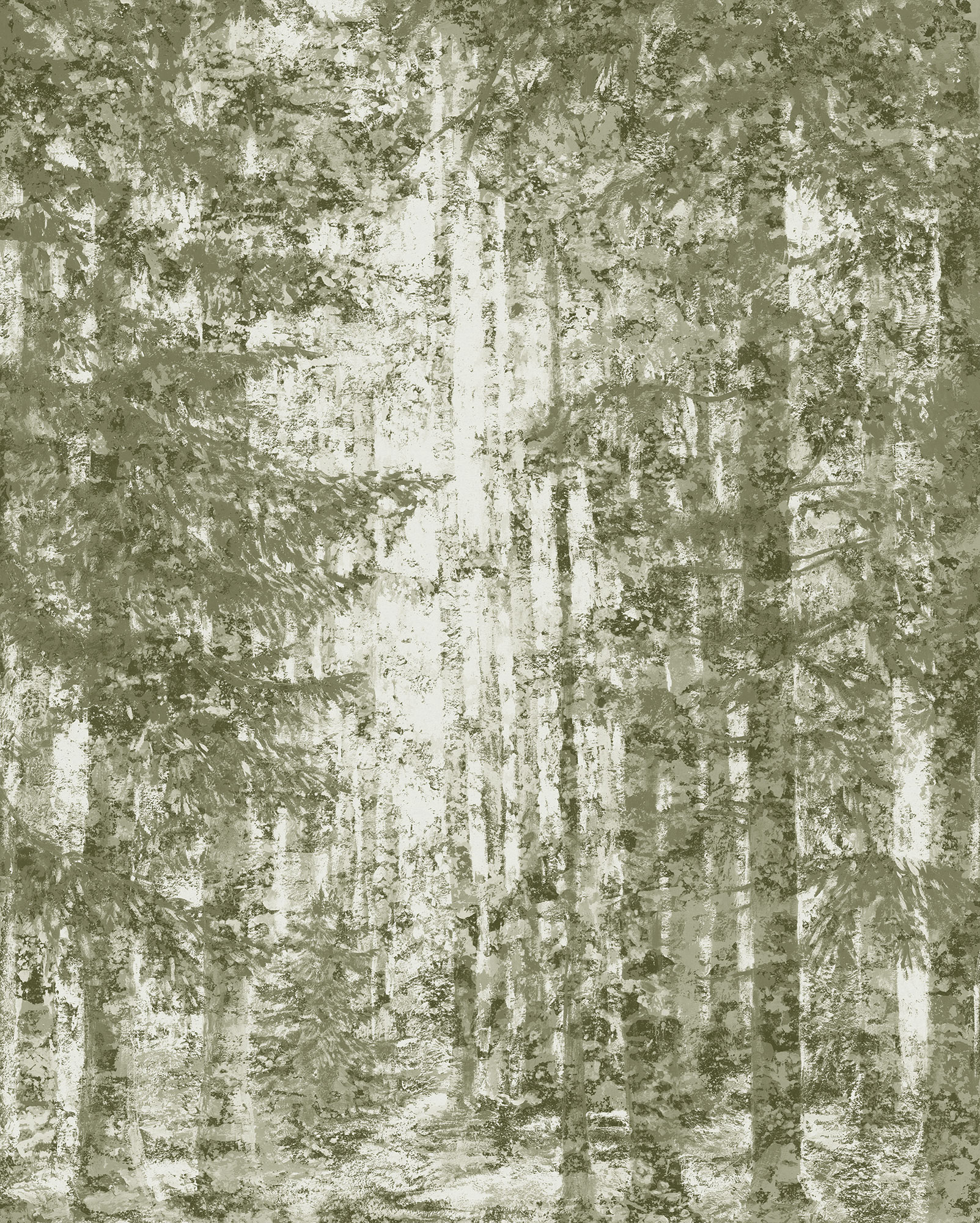 IF2-013 Fading Forest FOTOMURALE KOMAR TNT INFINITY 2- Misura cm.200x250H - 2 teli