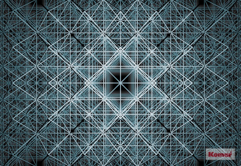 XXL4-061 Matrix, fotomurale 4 teli, misura 368 x 248 cm