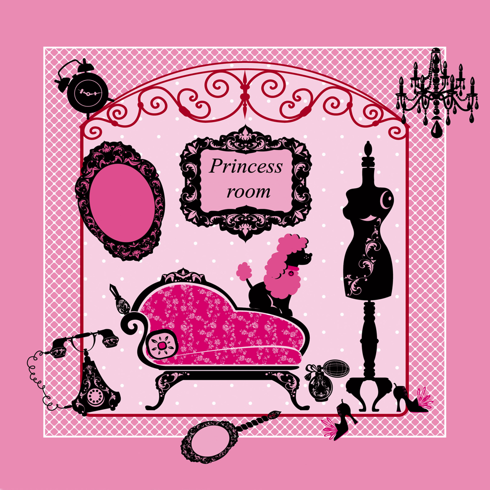 42640 Pannelli Decorativi Pvc/tnt Princess Room