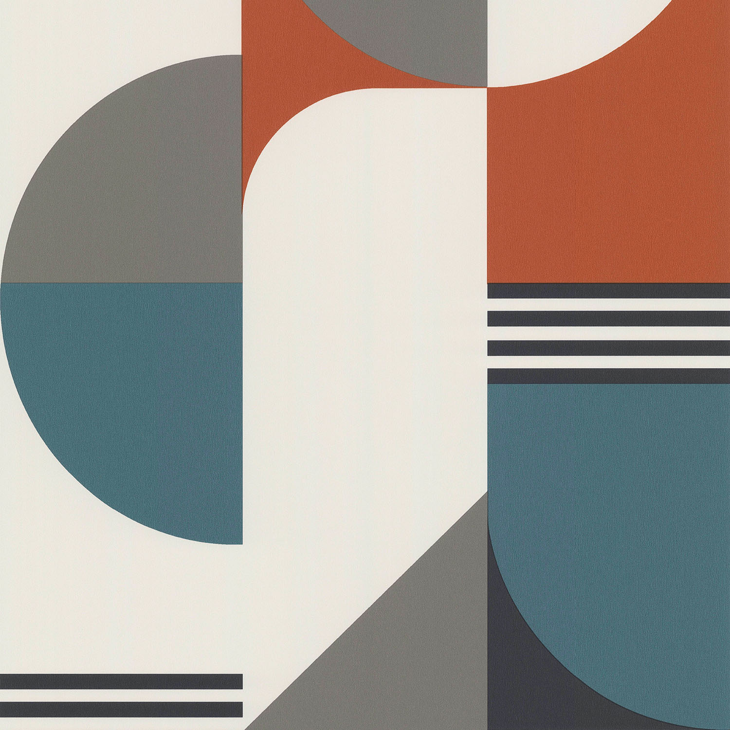 51210704 PARATO PVC/TNT ARTY Inspiration Bauhaus- ROTOLI DA MT.10,05x0,53