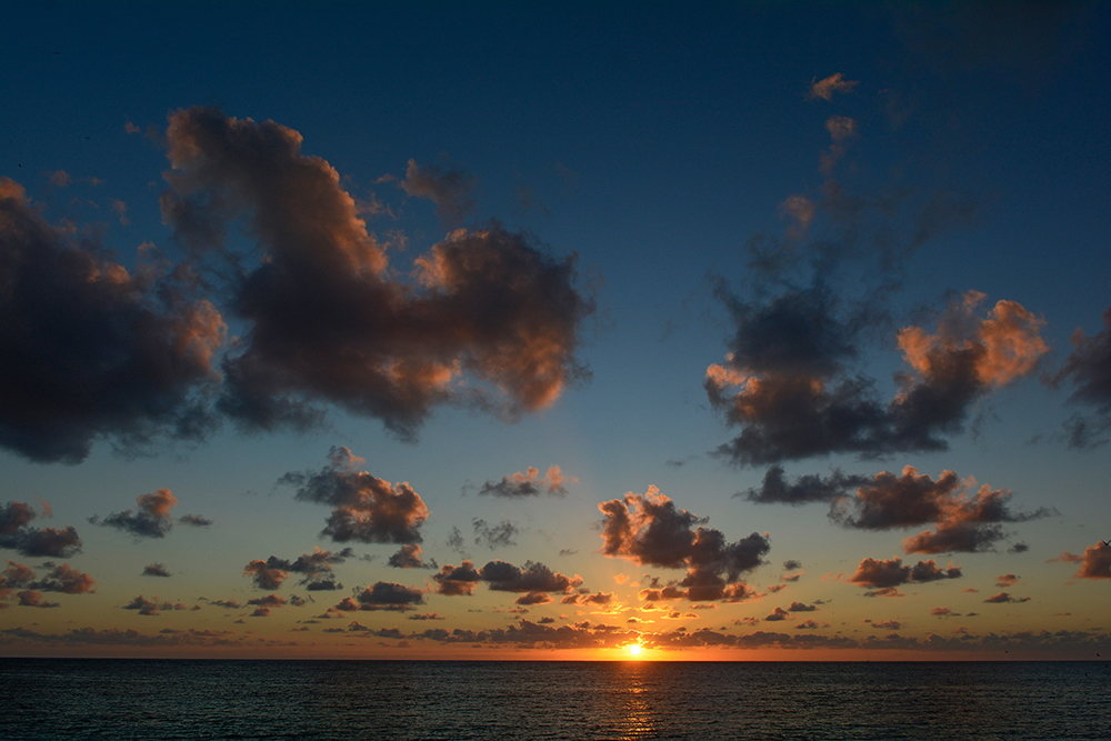 DD100019 Seychelles - Sun Kissing Sea: Stampa Digitale Su Supporto TnT Patina Mt.4x2,67h.