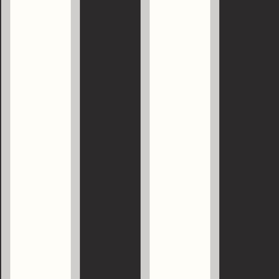 G67543 Formal Stripe Black Parato Pvc/Tnt Smart Stripes 3 , Rotolida mt.10,05x0,53