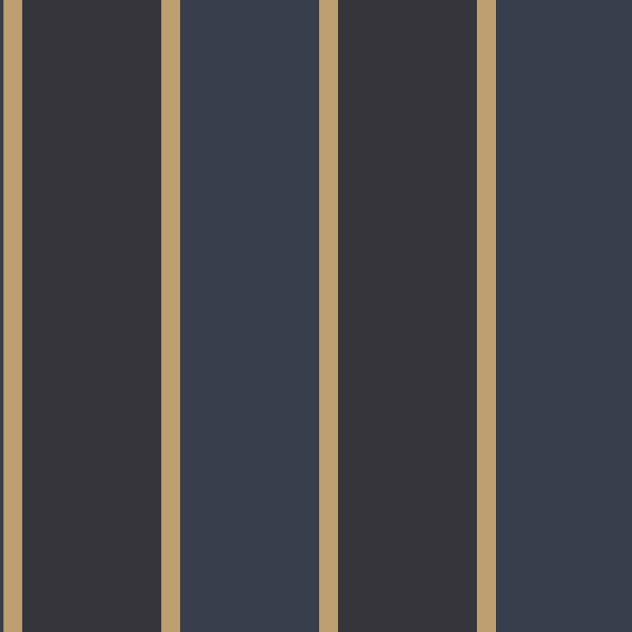 G67545 Formal Stripe Black Parato Pvc/Tnt Smart Stripes 3 , Rotolida mt.10,05x0,53