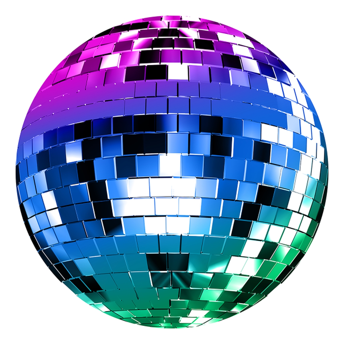 GVC24310 Decoro Tnt Good Vibes Disco Ball- Decoro Fustellato Mt.1x1