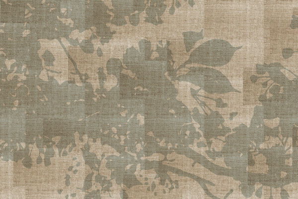 ROM51102  Flower Shadows 2 : Stampa digitale su supporto TNT Matt mt.4,5x3h.