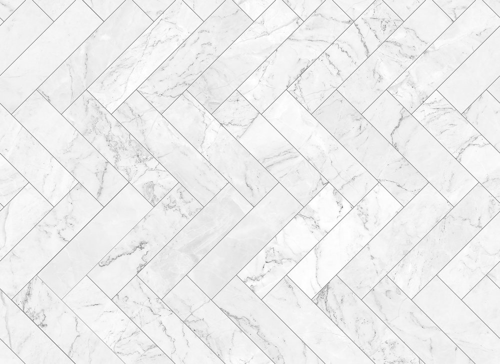 5191890 Marble Herringbone Stampa Personalizzabile- Misura standard cm.350x255H