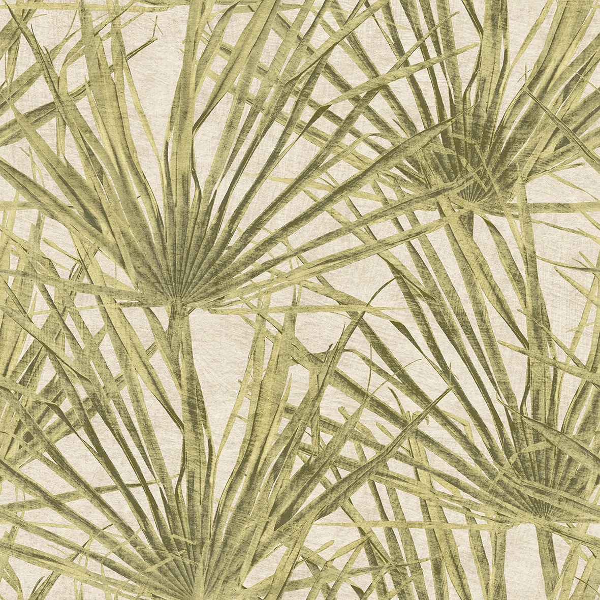 HE27261 Palm Dusty Yellow, Parato Ecodeco Herbarium, Rotoli da mt.10,05x0,53