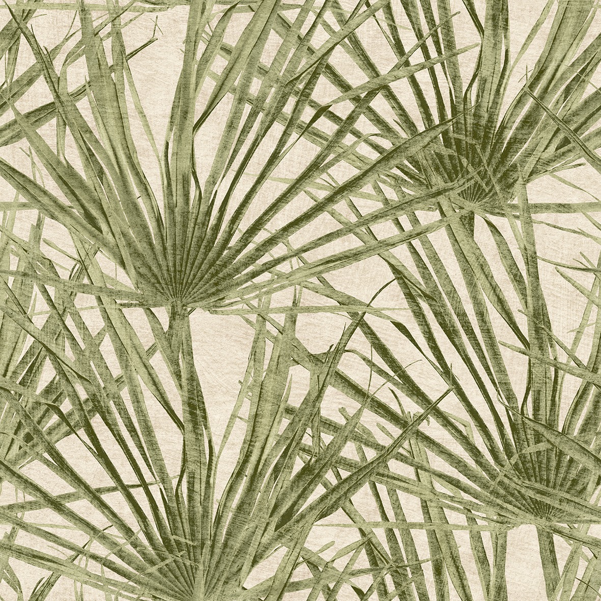 HE27262 Palm Turtle Green, Parato Ecodeco Herbarium, Rotoli da mt.10,05x0,53