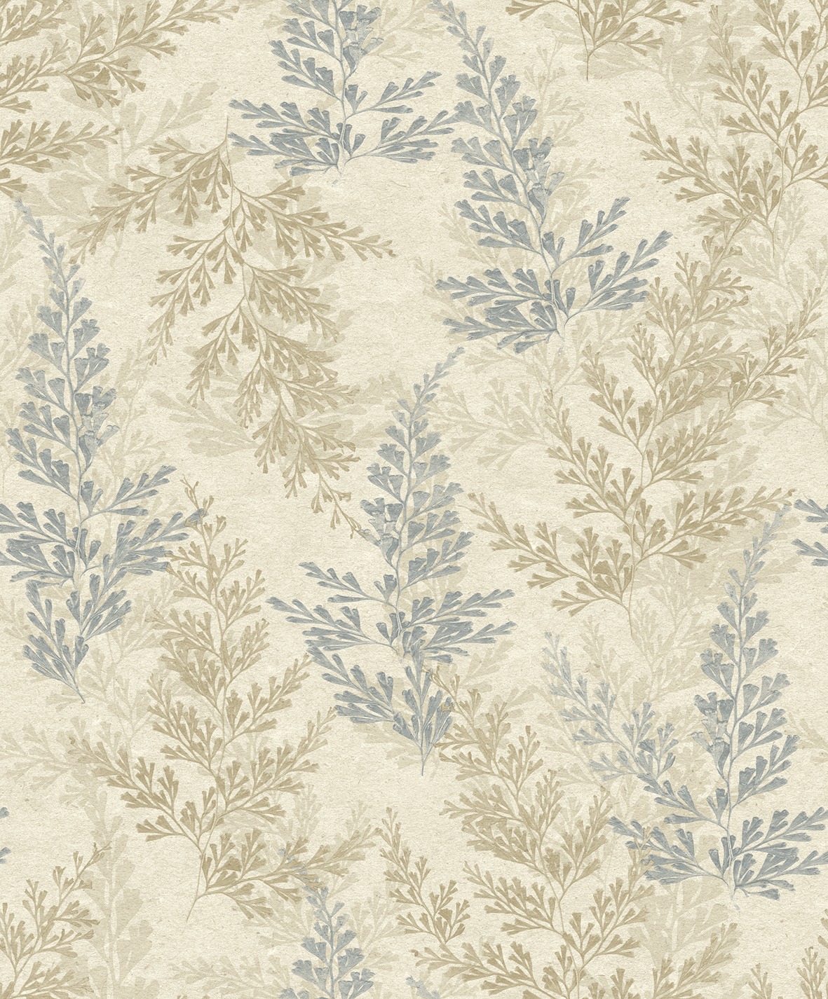 HE27281 Wild Herbs Blue Beige, Parato Ecodeco Herbarium, Rotoli da mt.10,05x0,53