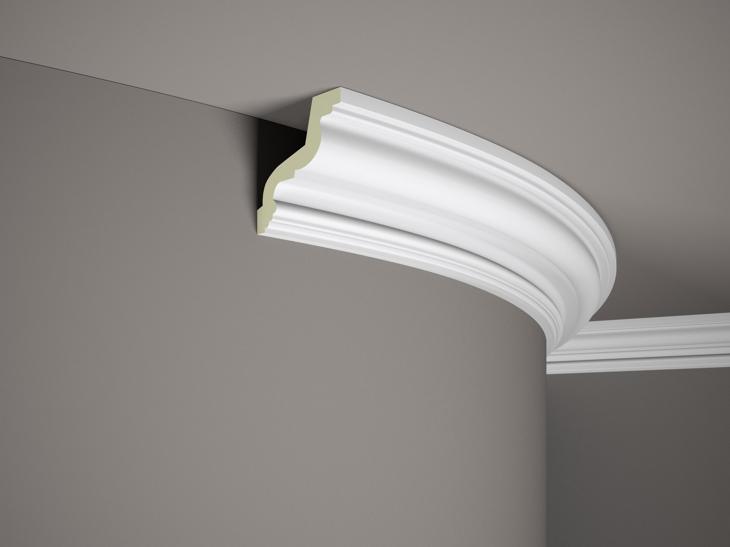 MDB118F Cornice Flex cm10x9,7x200 in Polyfoam Flessibile