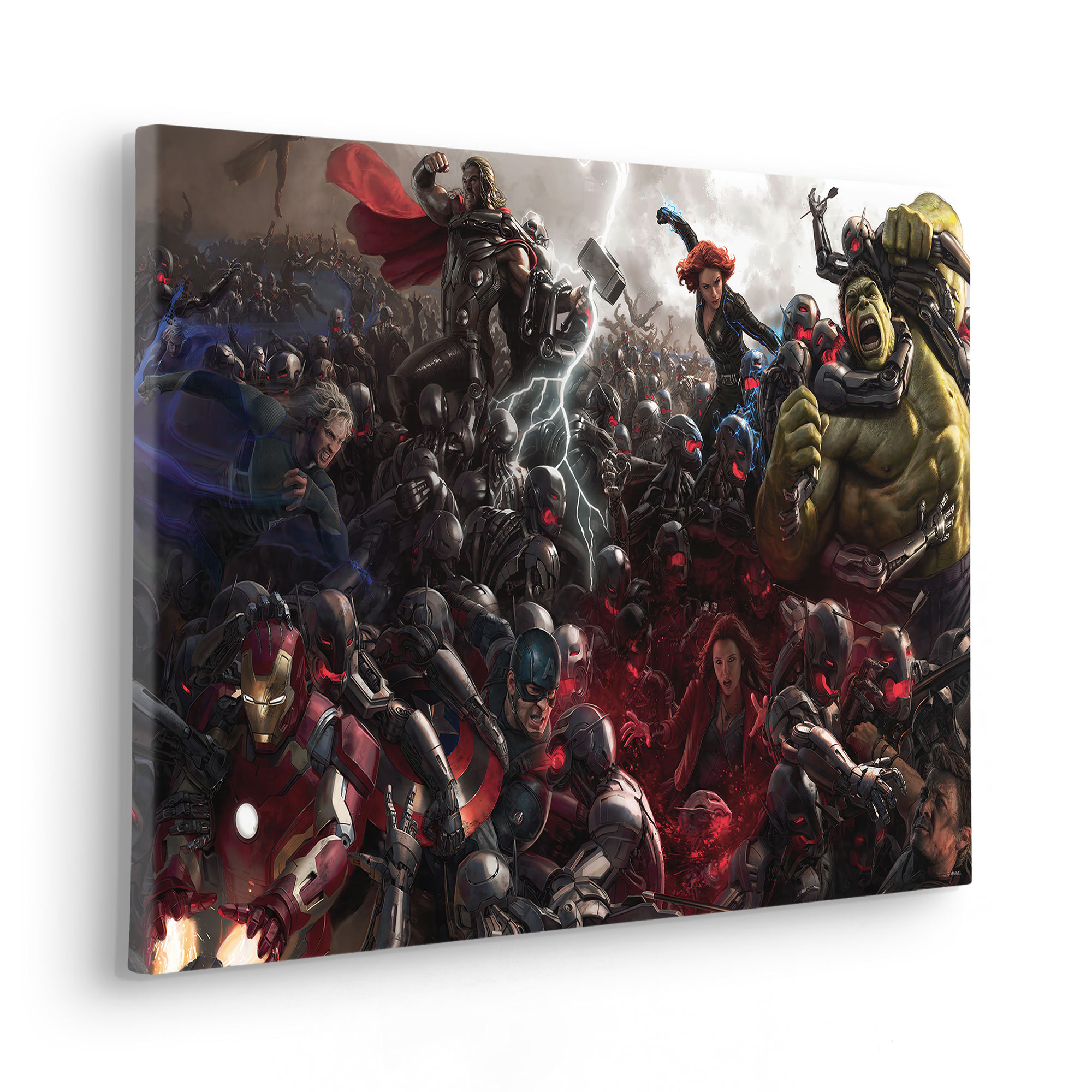 KR196-M-40X60 Avengers War , Quadro In TNT Intelaiato, Misura cm.60x40h