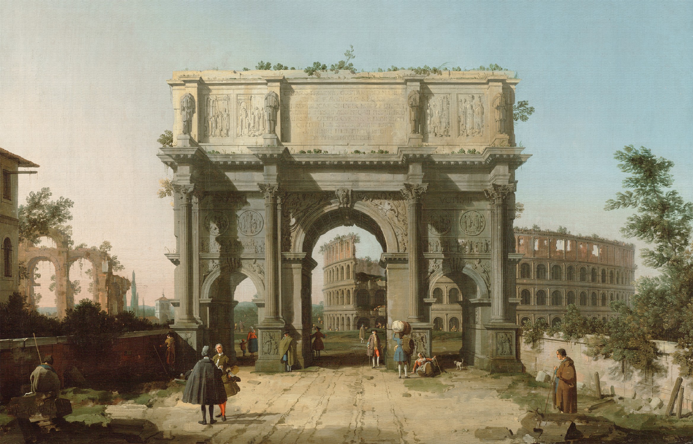 BYL27003 Triumphal Arch ,Stampa Digitale Babylon ,Standard su Nonwowen cm.420x270