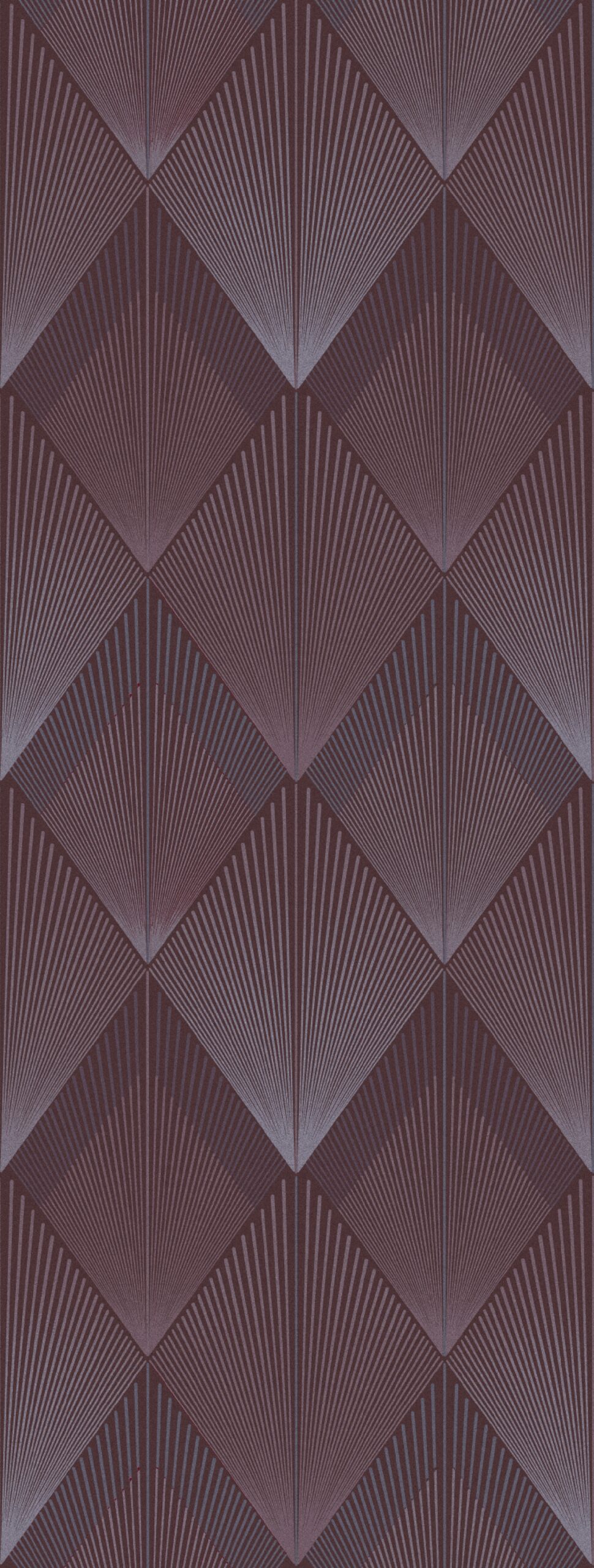 FW4035-2 Art-Deco Burgundy, Stampa Pvc/Tnt Feature Walls, Misura mt.1,06x2,80H