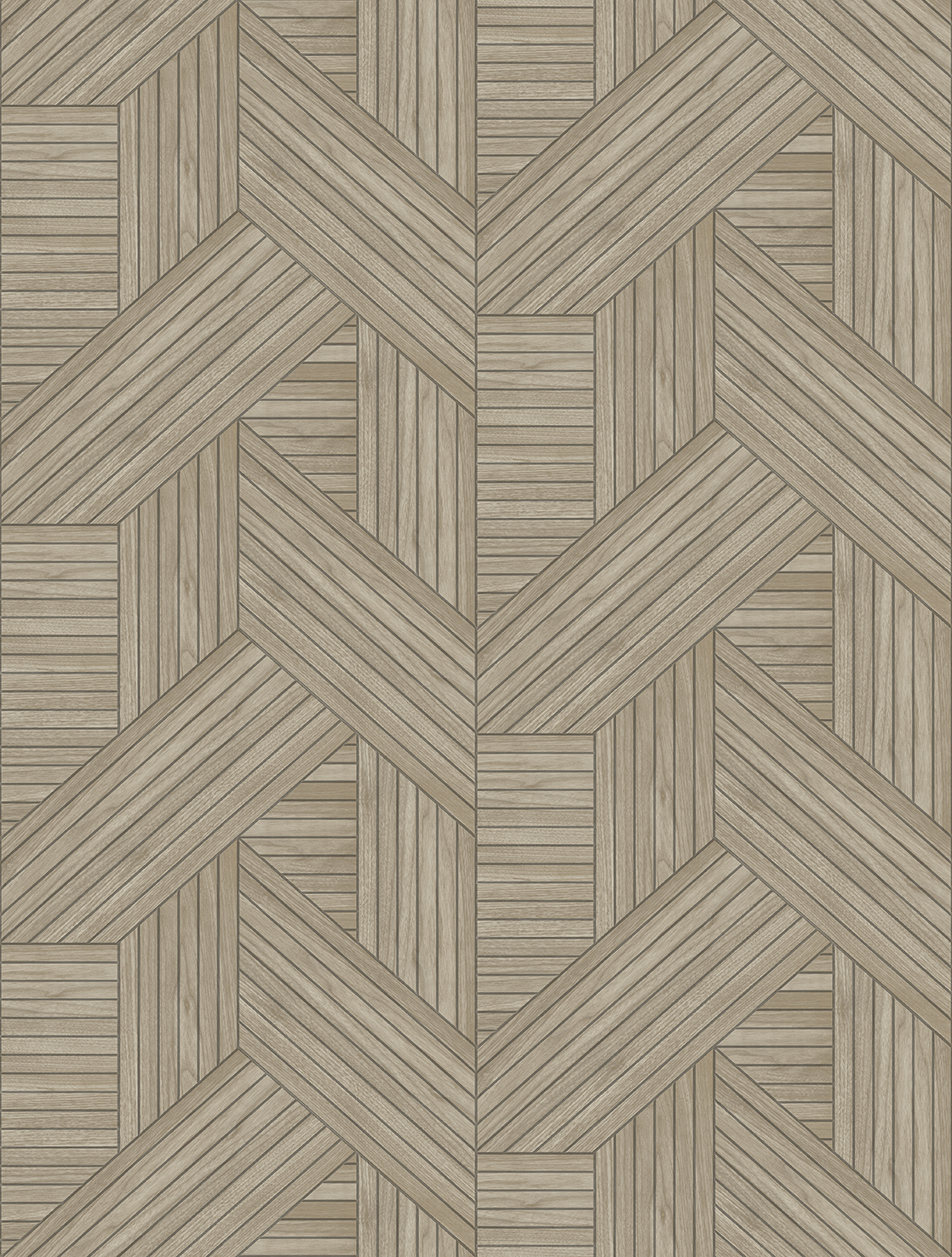 FW4036-1 Geo Wood Slats Natural Beige, Stampa Pvc/Tnt Feature Walls,Misura mt.2,12x2,80H