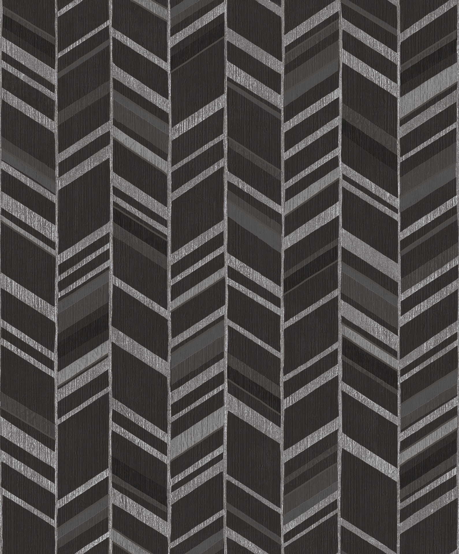 G67716 Parato Pvc/Tnt Special Fx2, Glitter Chevrons Black, Rotoli da mt.10,05x0,53