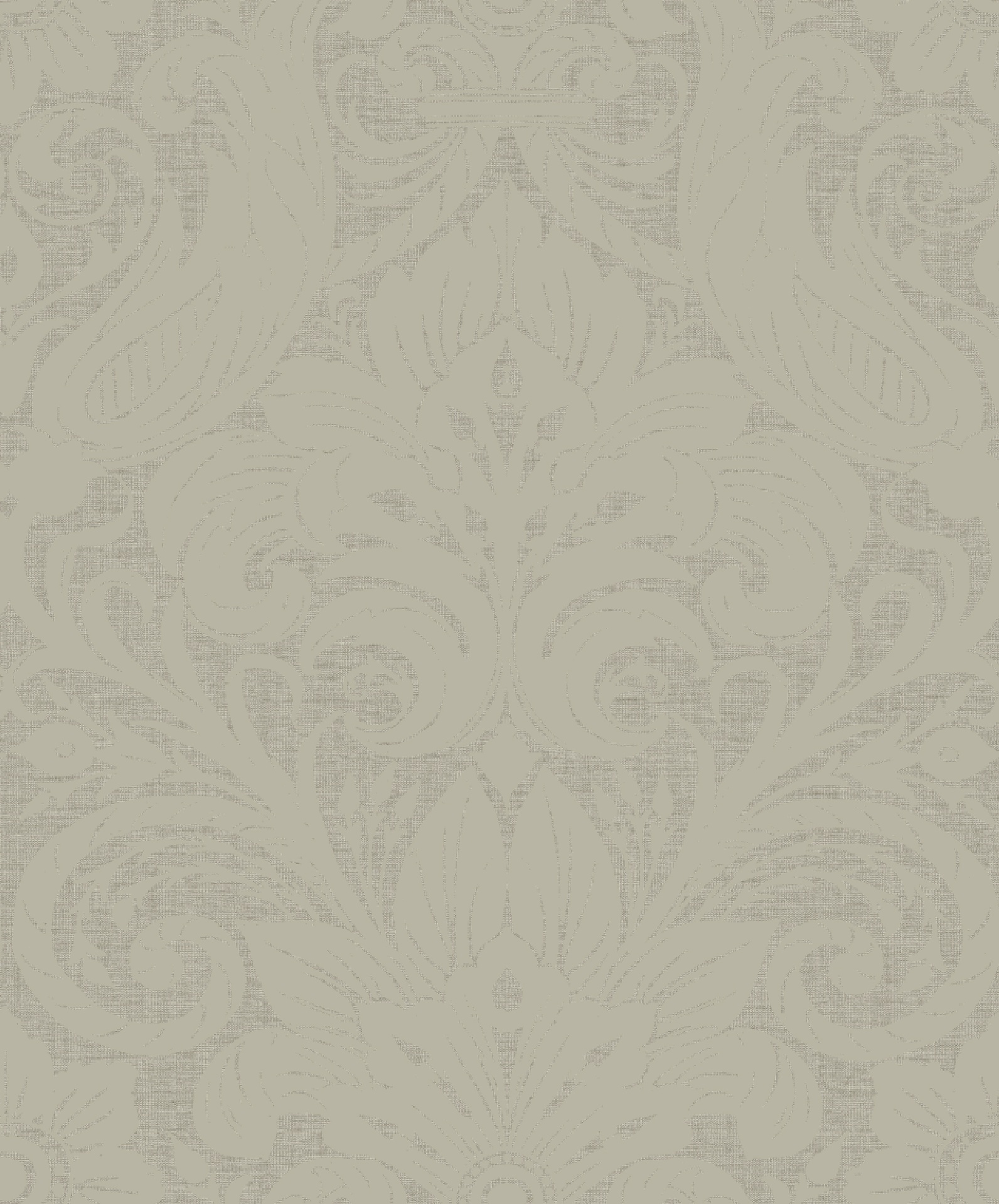 LB25171 Parato Floccato Tnt Off The Wall, Damask Sauvage Beige, Rotoli da mt.10,05x0,53